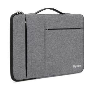 dyazo 13" to 13.3 inch laptop sleeve/cover/case with handle & two accessories compatible for apple, dell, lenovo, asus, hp, samsung, mi, macbook and all other notebooks (grey)